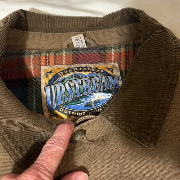 Vintage Dunbrooke Upstream Barn Jacket Corduroy Collar Flannel Lined Size XL - Picture 3 of 14